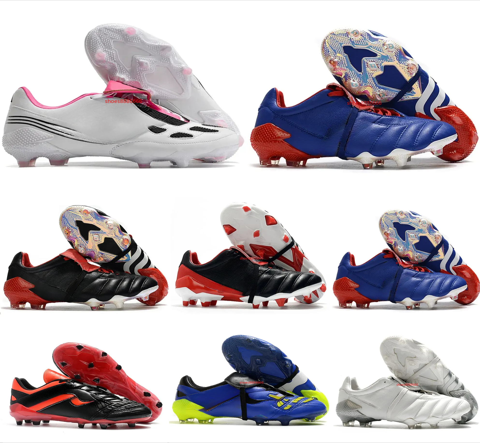 2025 Men's football shoesAnkle Football Boots FG Firm Ground Soccer Shoes Tops Trainers Botas De Futbol 39-45