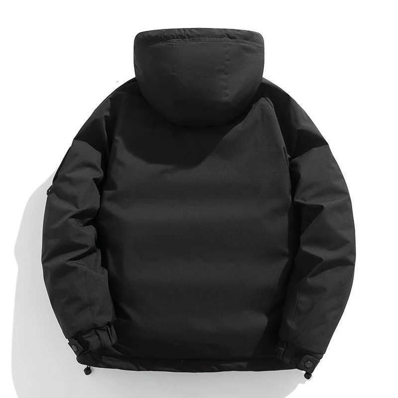 Winter Loose Fashion Parkas Man Solid Color Outdoors Keep Warm Jackets New Leisure Thickening Charge Clothes Man CoatsT251107