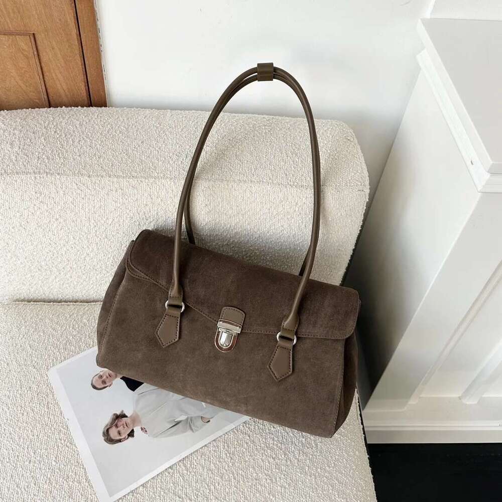 Genuine Leather Large Women Shoudler Bags Designer Brand Ladies Coffe Bag For Woman Handbag Brown Black Gray