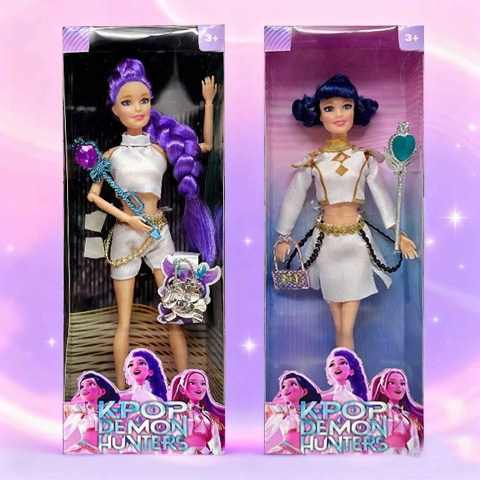 Hot Sell With Delicate Texture Anime 30CM K-Pop Demon Hunters Doll Vinyl Toy Rumi Mira Zoey Birthday Surprise Gift For Girls Z251107