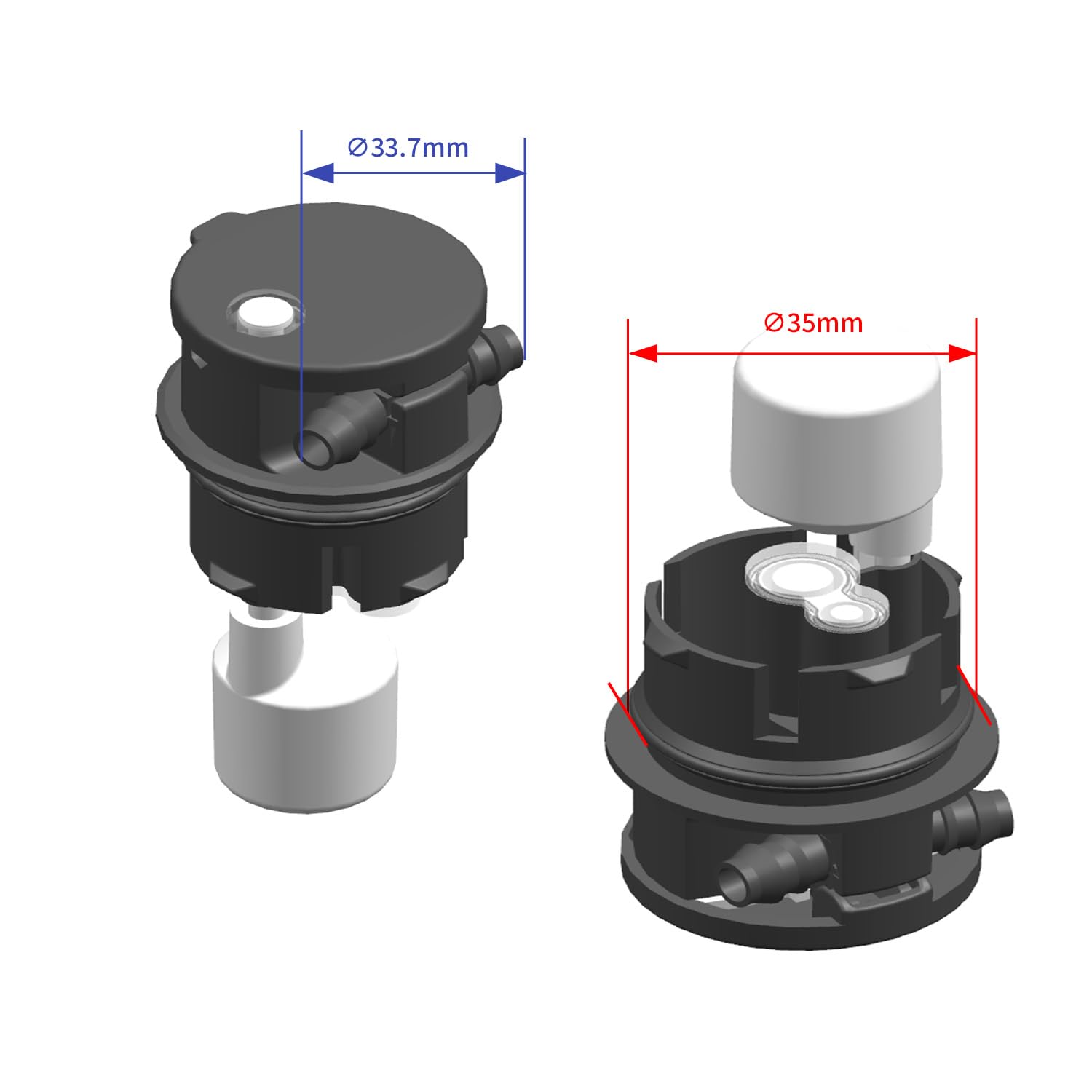 72V Battery Watering System - Forklift Battery Watering System 72V- Golfcart Battery Watering Filler