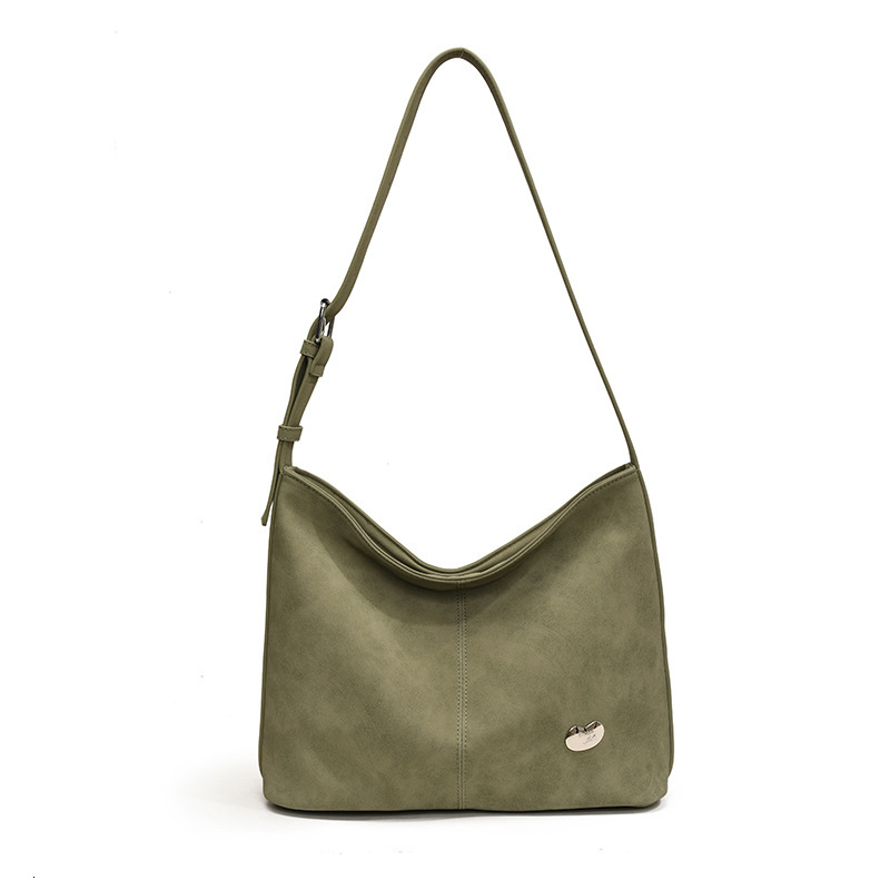 2025S Designer Women S Bag New Shoulder Niche Simple Solid Color Tote Versatile Commuting Lightweight Large Capacity Armpit Bag