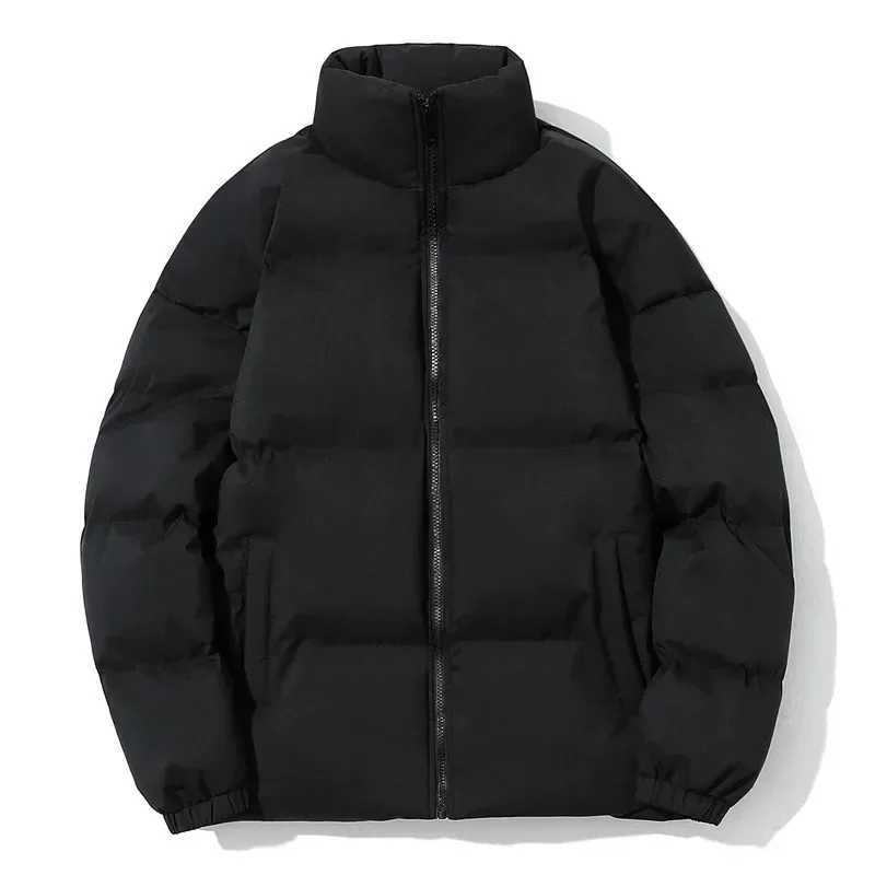Mens Winter Parkas Casual Oversize Stand Collar Thick Warm Jacket Mens Coat Loose Parkas Man Women Fashion and Leisure CoatsT251107