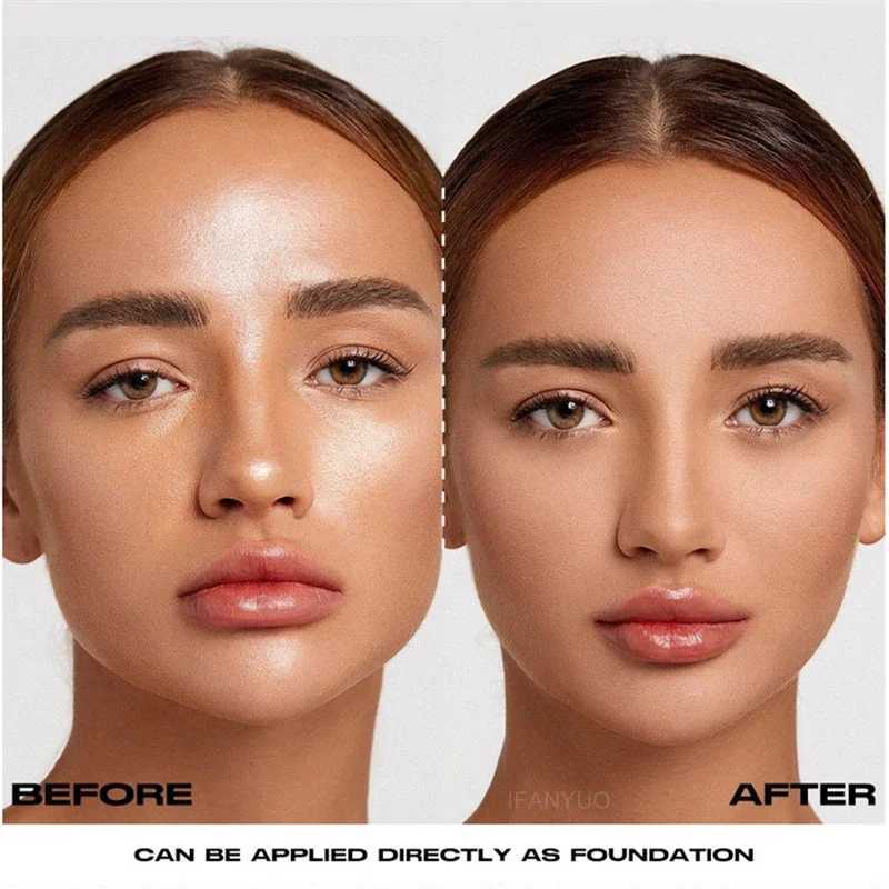 Matte pressed powder base full coverage for 16 hours facial makeup oil control micro light baking powder bright faceXJ250407