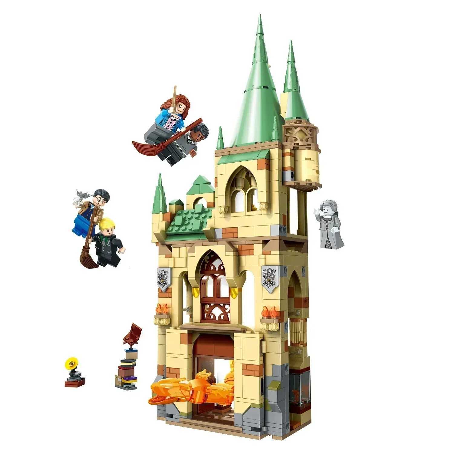 587Pcs Room of Requirement Magic House Model Moc Bricks 76413 Building Blocks Movie Sets Kids Toys Birthday Gifts for Boys 6114 Y251107