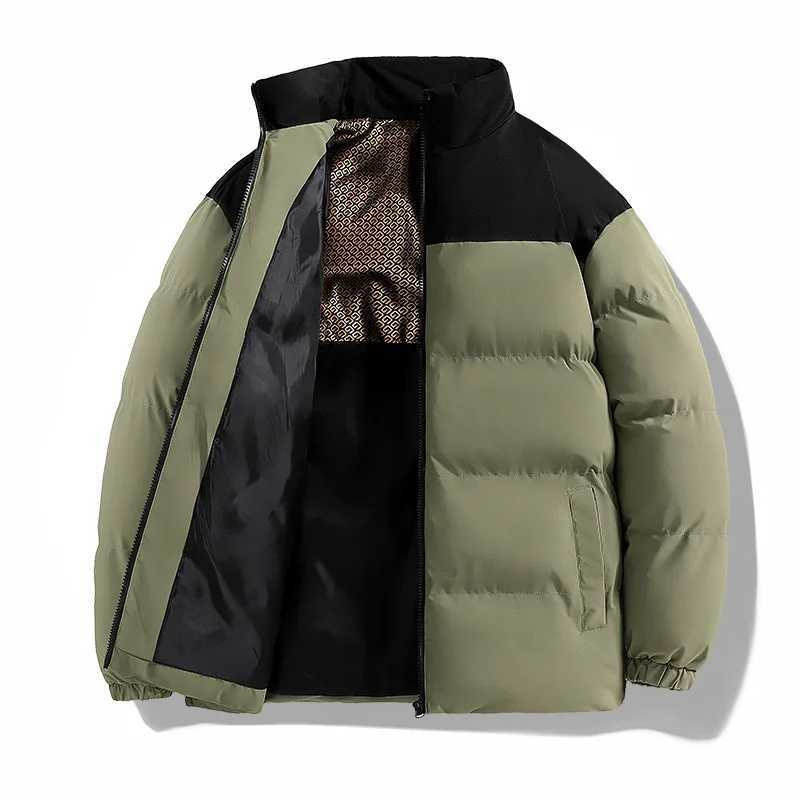 Mens Winter Thick Down Cotton Jacket Mens Winter Jackets Graphene Warm Mens Windbreaker Jacket Bread Workwear Down JacketT251107