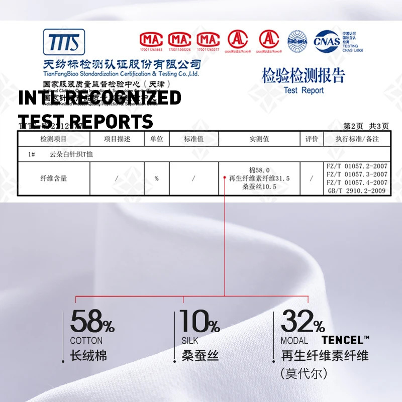 High end 10% silk and commodity cotton womens Tshirt luxurious threeway short sleeved feel summer wear top VO collar 250407