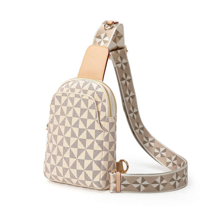 Designer Bag Foreign Trade Bags New Cross Border Chest Women S Printed Soft Leather Retro Crossbody Outdoor Phone