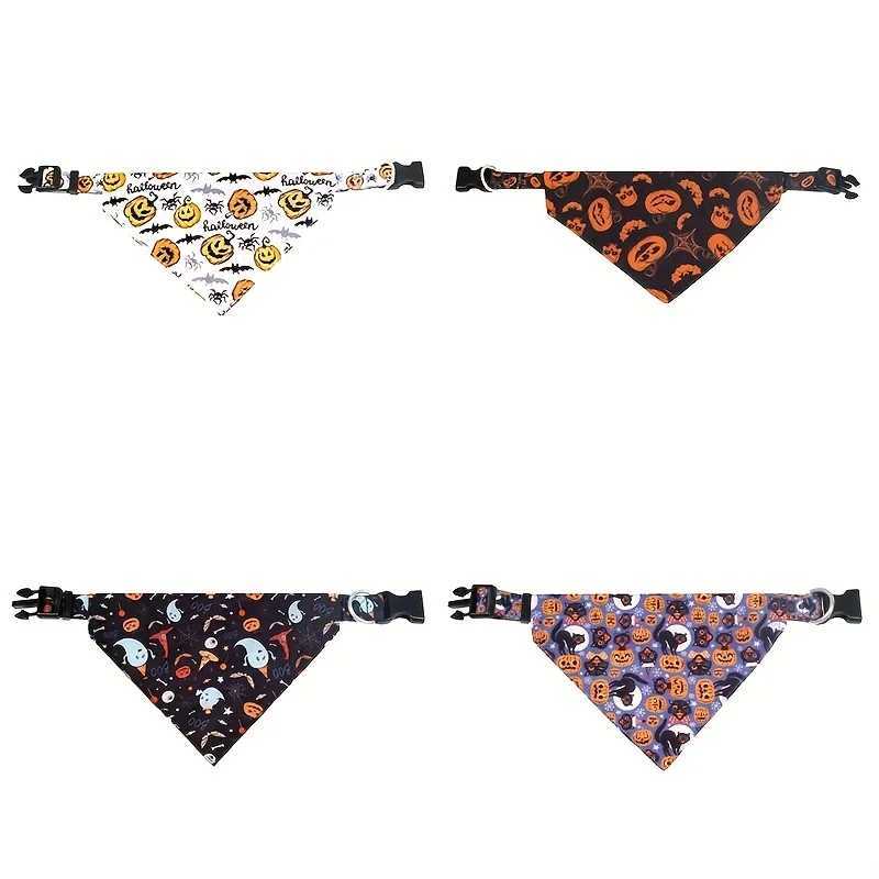 High Quality New pet supplies Halloween dog Sally Wa towel collar cat triangle scarf bib T250407