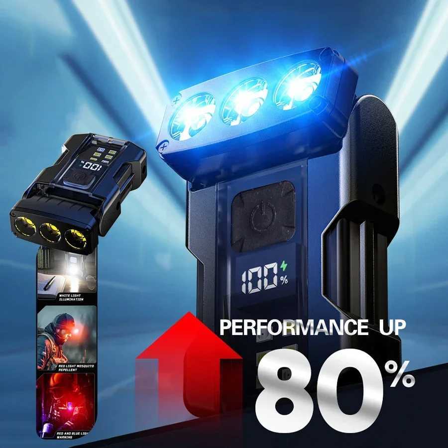 BALDR Portable Mini Keychain Flashlight Led Bright EDC Torch Magnetic Cap Clip Lamp Flash Light Outdoor Camping Fishing ToolsW251106