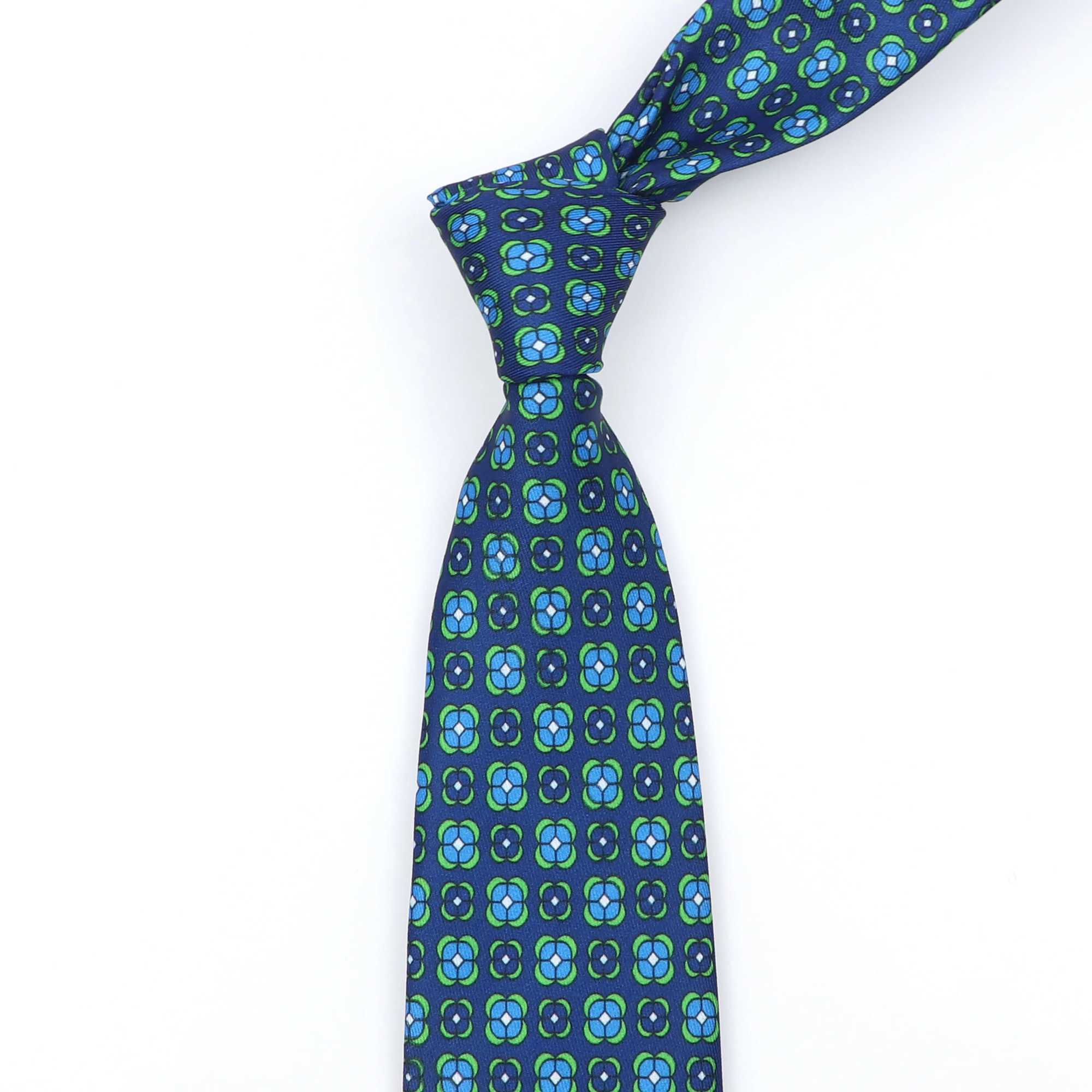 Super Soft Bohen Silk Ties Mens Fashion 7.5cm Necktie For Men Wedding Business Meeting Gravata Colorf Novelty Printing Tie X2504071