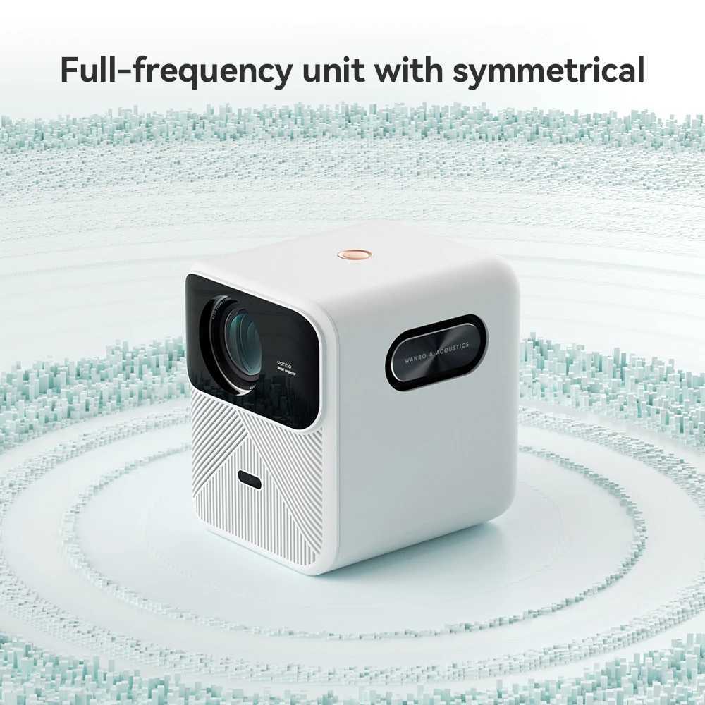 Wanbo Mozart 1 Android 9.0 2K 4K Projetor 1080P Full HD Portable Projector WIFI 6 2+32GB Auto-Focus For Smart Home Video Theater X250407