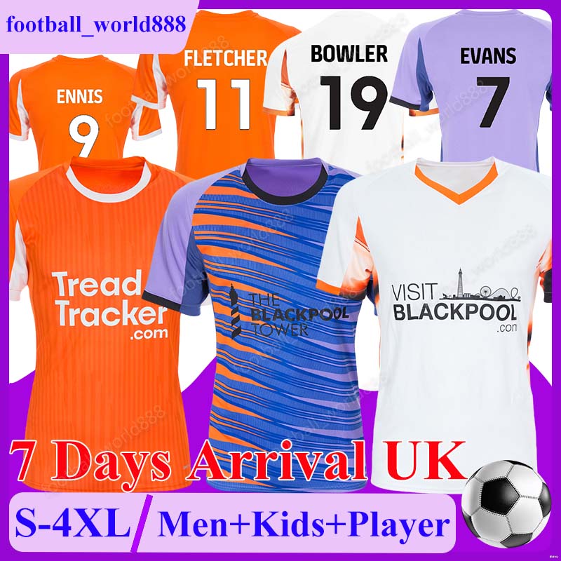 XXXL 4XL BlackpoolS FC 25 26 Soccer Jerseys FLETCHER ENNIS BANKS 2025 Football Shirts HAMILTON BOWLER HANSSON football kits TAYLOR BROWN EVANS Men Kids Kit Socks Sets