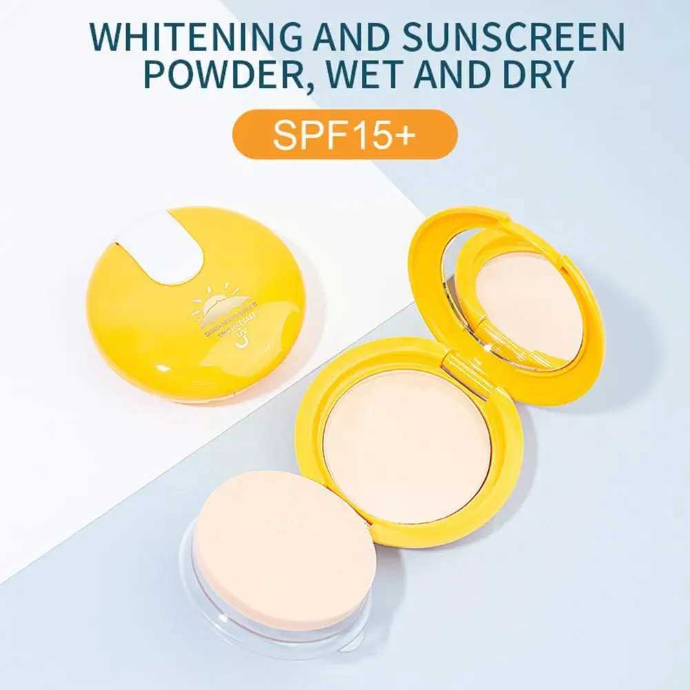 Womens natural oil controlled matte pressed powder waterproof lightweight long-lasting powder facial coverage cosmetics makeupXJ250407