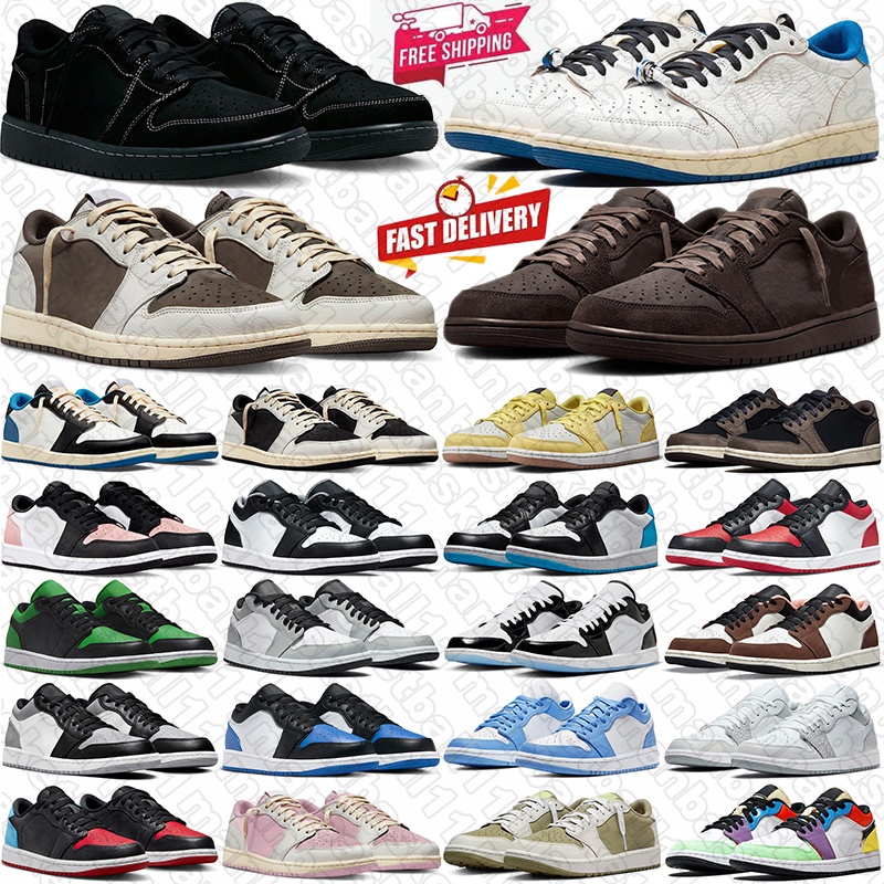 free shipping designer lows basketball shoes women mens trainers Low Fragment Reverse Mocha Black Phantom Velvet Brown Military Blue outdoor sports sneakers