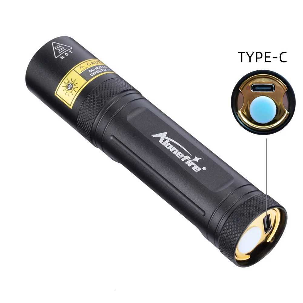 Alonefire SV77 10W 365nm UV Flashlight Ultraviolet Black Light Pet Moss Detector For Cat Dog Stains Bed Bug Moldy FoodW251106