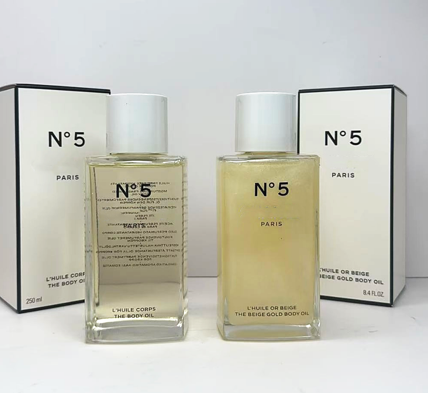 2025 Christmas Autumn/Winter Body Care Oil N5 Body Oil LHUILE OR BEIGE THE BEIGE GOLD BODY OIL 250ML Esscence oil Essential Oil Serum