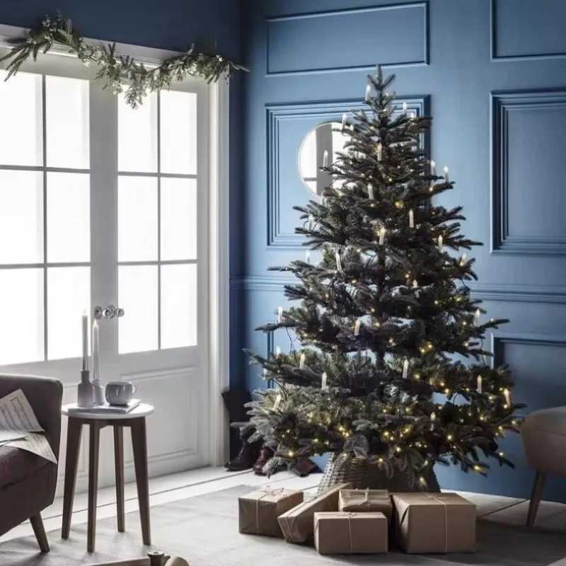 Christmas LED Window Candle Flameless Taper Christmas Candle String Light with Clips for Home Party Xmas Trees Decor W251107