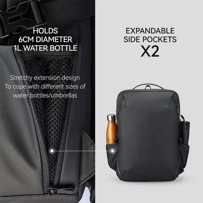 Mark Ryden Men Multifunctional Large Capacity Business Waterproof Laptop 15.6 Inch School Travel Backpack