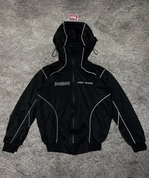 Korean minimalist mountain outdoor hooded mens and womens sportswear Y2K fashionable loose windproof warm zipper jacket 250403