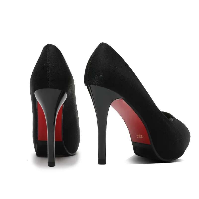 Peep Toe Satin Club Platform(3Cm) Sexy Solid Women Summer Fashion 10Cm High Heels Party Office Wedding Female Pumps Shoes