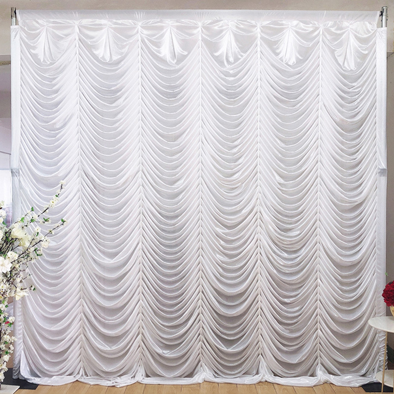 Wedding Decorations Water Ripple Yarn Curtain for Wedding Stage