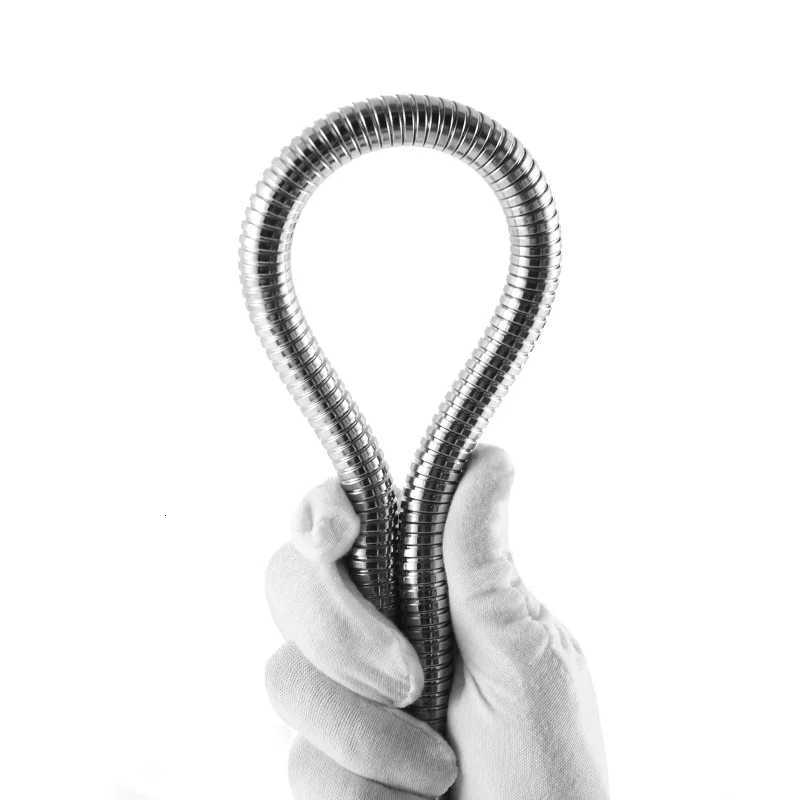 2/25/ 304 Stainless Steel Encrypted Shower Hose Matte Black ible Shower Tube Bathro Chre Plated Bed Nickel Pipe Y251107