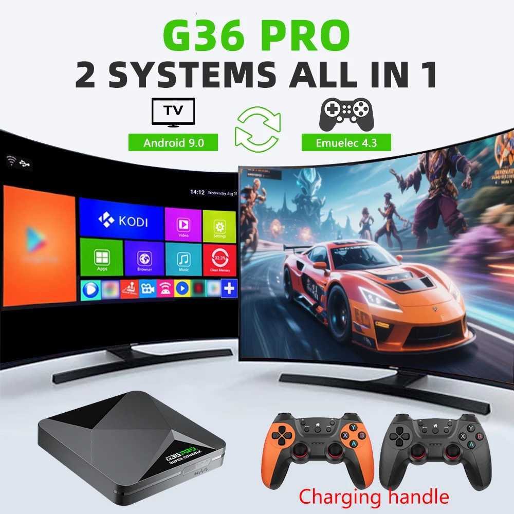 G36 Pro Retro Video Game Console super Game Box with 120000 Retro Video Games for GBA with Charging Gamepad Kids Gift K251107