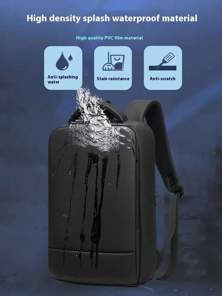 College Student Backpack For Men USB Charging Men's Business, Splash Proof, Travel, Computer Business Trips,