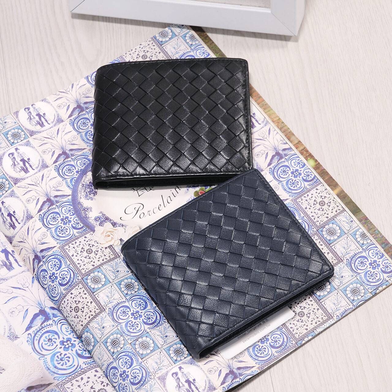 free shipping designer bags New Men's Genuine Leather Bag Lambskin Hand Woven Card Business Casual Ticket Holder Wallet Men