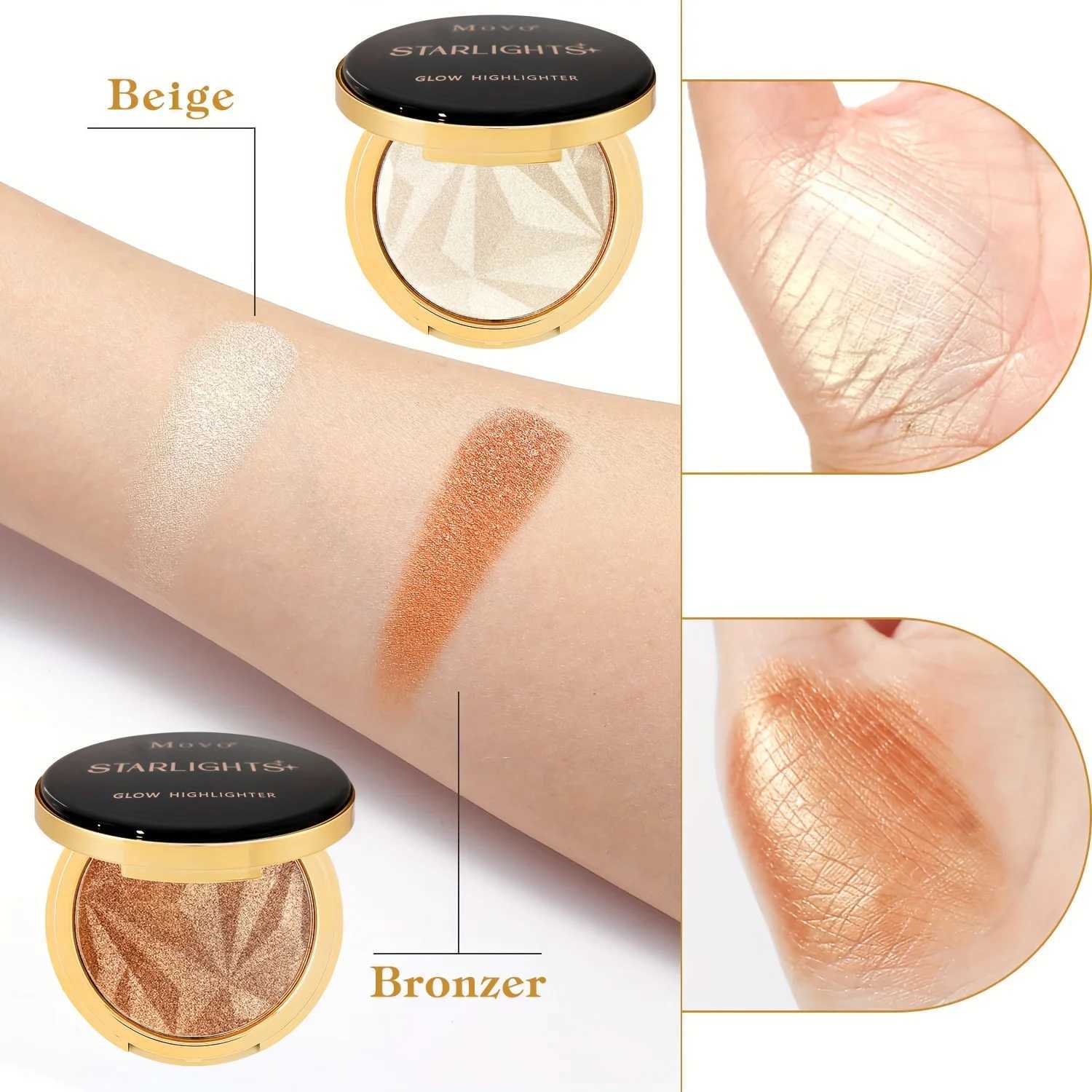 Facial Highlander Palette Glow Bronze Ultra Fine Powder Highlander Makeup Palette Highlander Makeup PaletteXJ250407