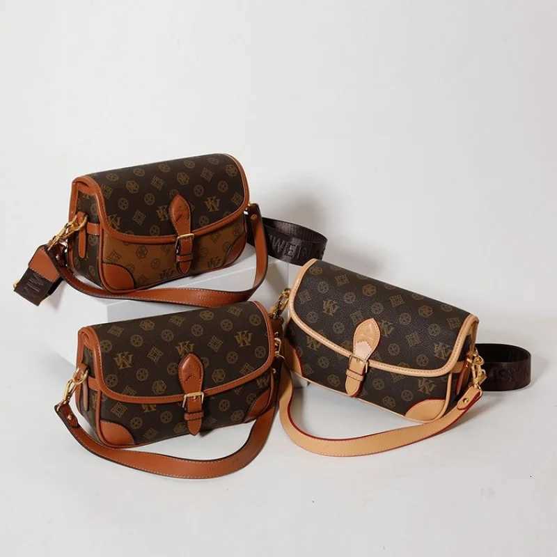 High-End Luxury Brand Leather Ladies Handbag Famous Designer Fashionable Elegant Vintage Daily BagW251106