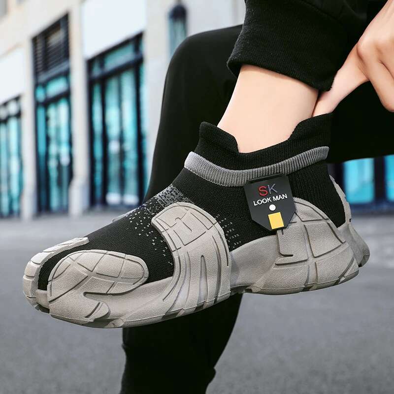 Fashion Sports Lightweight Casual Male Mesh Breathable Comfortable Sneakers Men Platform Non-slip Running Shoes