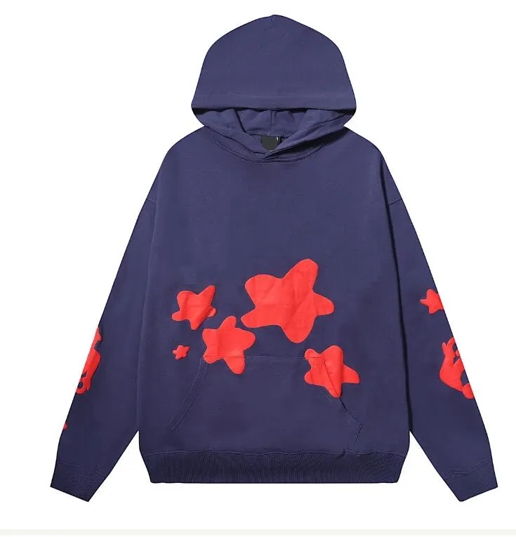 NEW Designer fluffy hoodies 5A Designer Hoodie Men's Tracksuits the Cotton Wreath Sweatshirt op and pants set US size S-XL L