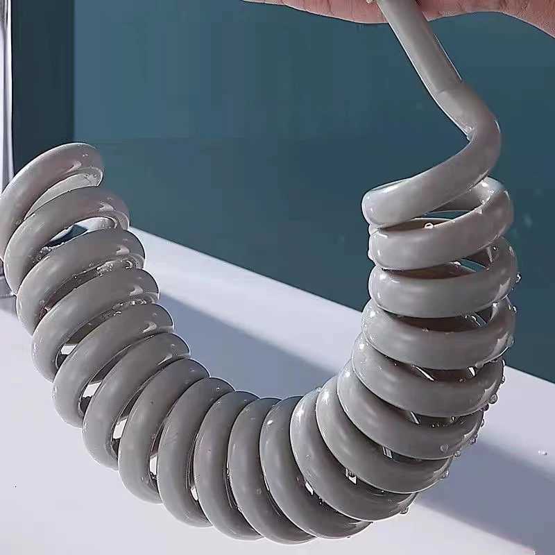 5-2M ible Long Spring Shower Hose Tube Soft Telephone Line Spring Extension Hoses He Bathro Sprayer Pipe Connector Y251107