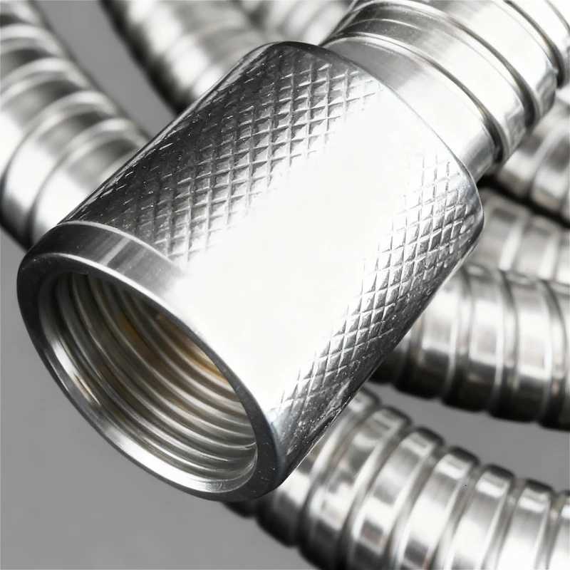 2m Water Hose Garden Hose Bath Stainless Steel ible Pipe Shower Pipe Shower Hose Plumbing for Bathro Accessories Tool Y251107