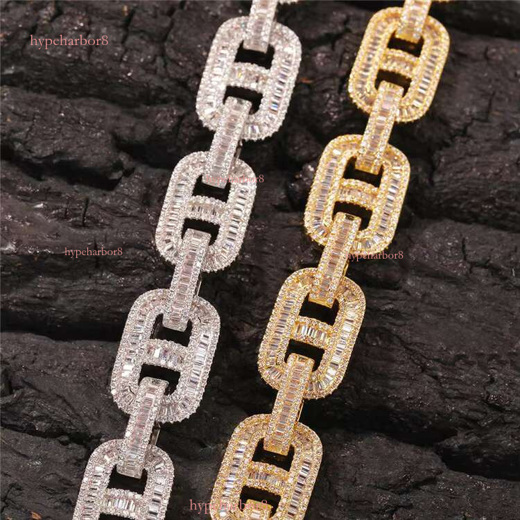 Hip Hop Necklace Zircon Jewelry Cuban k Chain