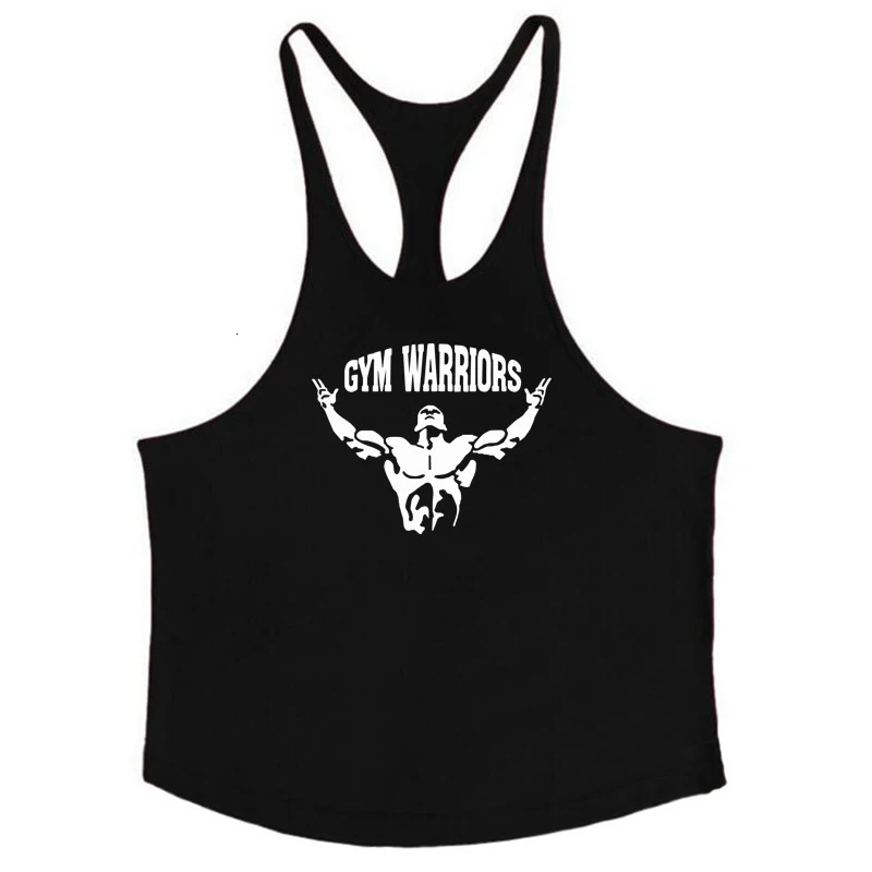 Muscle guys Clothing Gym Tank Tops Mens Fitness cotton Clothes Singlets Men Stringer Bodybuilding sleeveless Shirt 250407