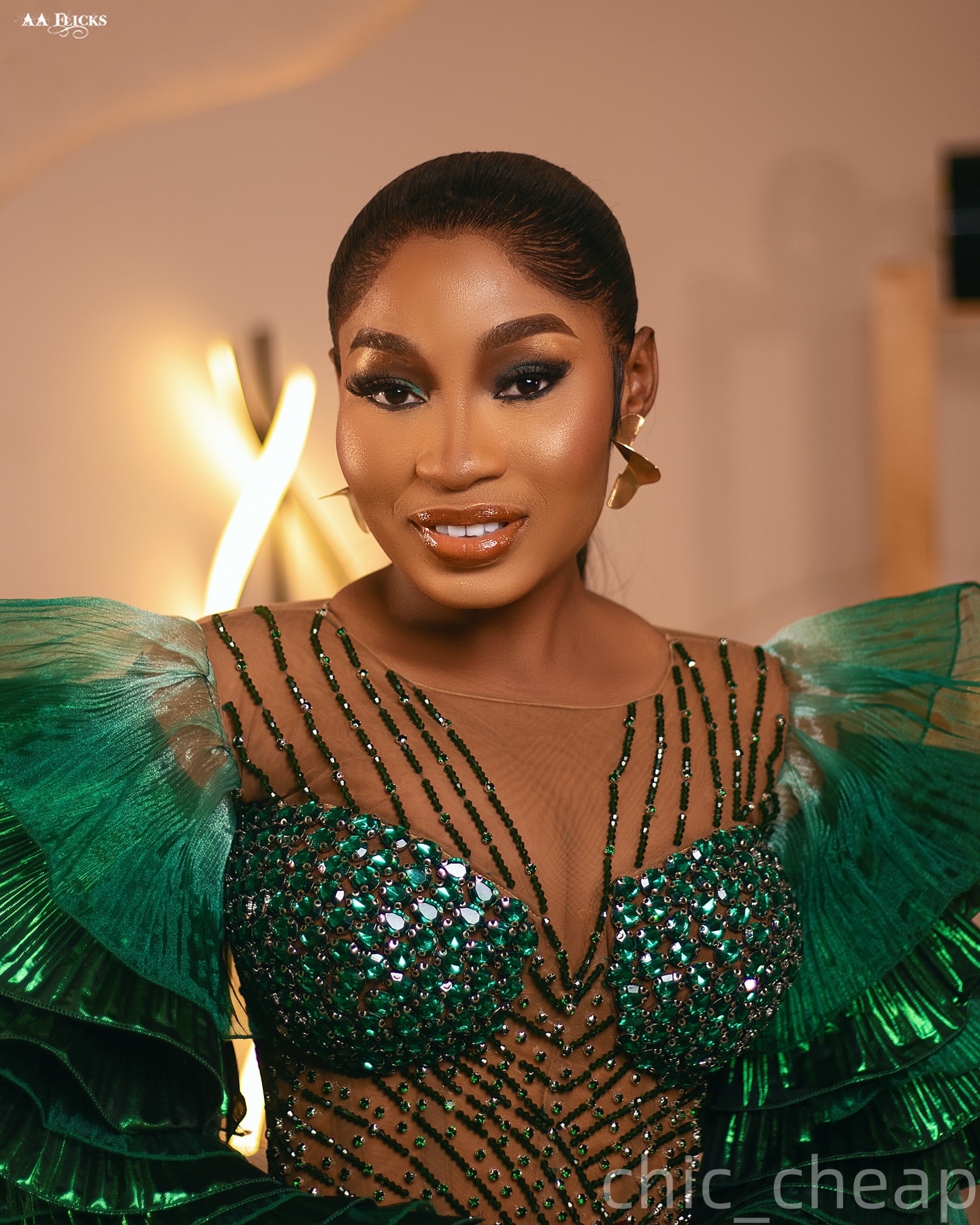 Aso Ebi Dark Green Sheath Prom Dresses 2026 Crystals Full Sleeves Evening Formal Party Second Birthday Engagement Gowns Plus Size Dress For Special Oc