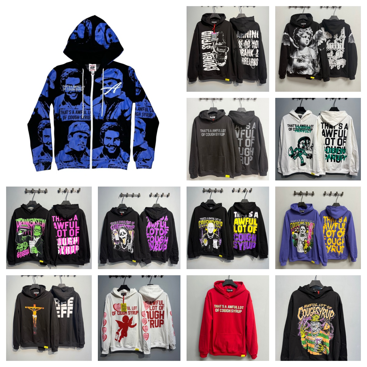 thats a awful lot of caugh syrup hoodie designer hoodies shorts mens y2k hoodies vintage graphic hoodie fashion streetwear casual coughsyrup shirts us size S-XL