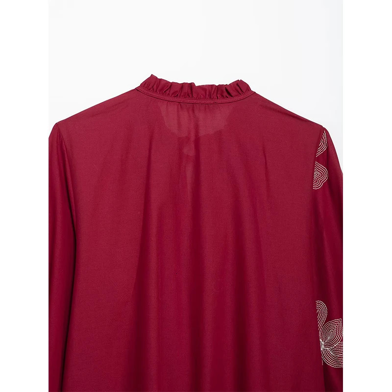 RAFZNB Womens Shirt and Fashion Spring Lace y Long Sleeve Casual Top 250407