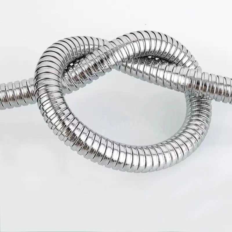 2m Water Hose Garden Hose Bath Stainless Steel ible Pipe Shower Pipe Shower Hose Plumbing for Bathro Accessories Tool Y251107