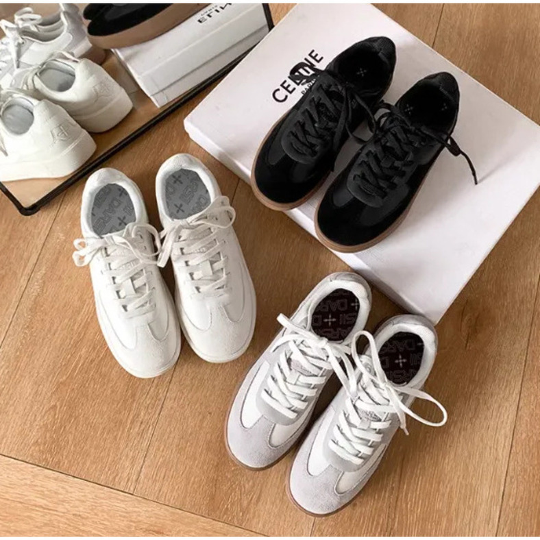 DARSII Genuine Leather Men Women Training Shoes Autumn New Non Slip Wear Resistant Flat Breathable Casual Commute Versatile