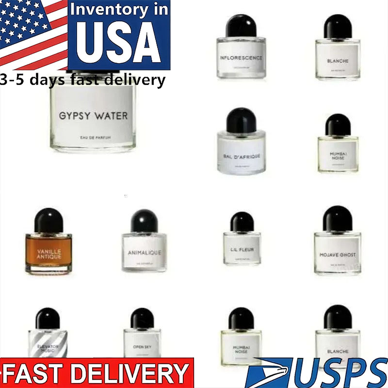 Unisex male Byrredo perfume Designer perfumes 100ml Men spray Bal d'Afrique Animique Gypsy Water Mojave Ghost Blanche High quality fragrance