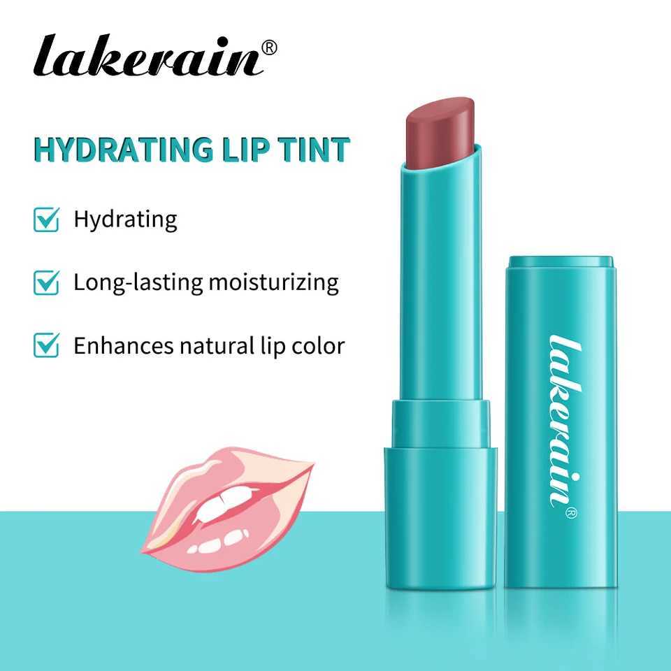 Solid Lip Tint Cute Moisturizing Mirror Red Brown Jelly lipstick Transparent Moisturizing lipstick Natural Nude Korean lipstick Cosmetics W250407