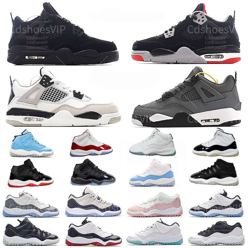 Kids Shoes Basketball Shoe Black cat Toddler dhgate Sneakers shoes cool grey University Blue bred Boys Girls kids shoes designer Athletic Outdoor