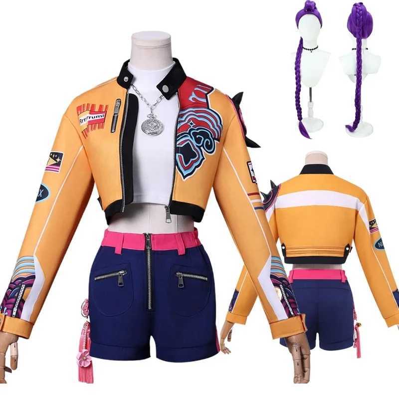 KPop Demon Hunters Rumi Cosplay Costume Wig Women Halloween Carnival Comic-con Par Role Playing Outfits Z251107