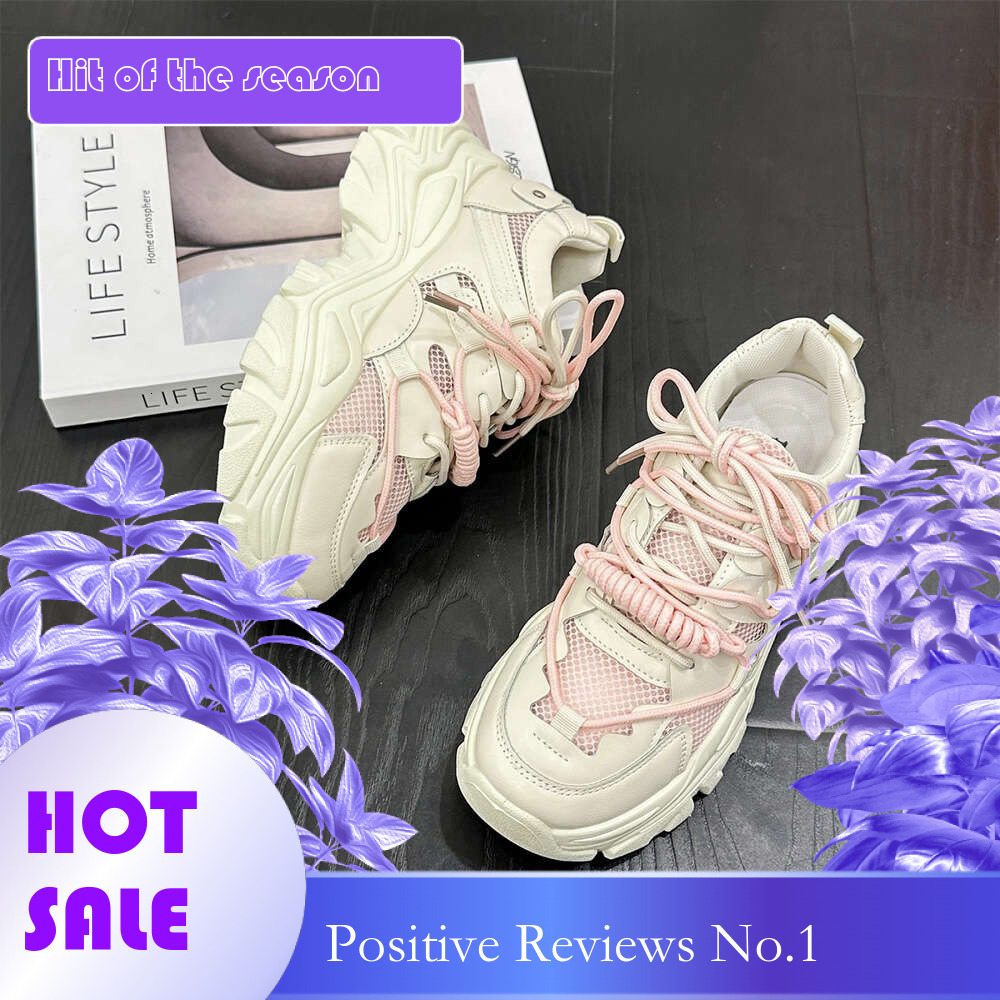 Ddmytiger Ddmytiger New Spring Women S Running Shoes Dad Style With Thick Sole Versatile Street Shooting Sports Ins Sneakers