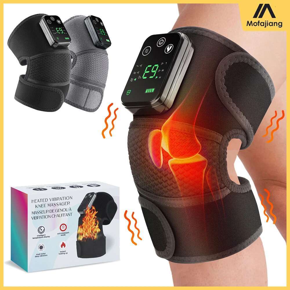 Multifunction Leg Massager Joint Heating Vibration Massage Elbow Shoulder Support Thermal Knee Pad Blood Circulation