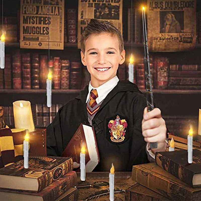 Christmas LED Flameless Candles Remote Control Floating Candles for Party Church Christmas Halloween Decoration W251107